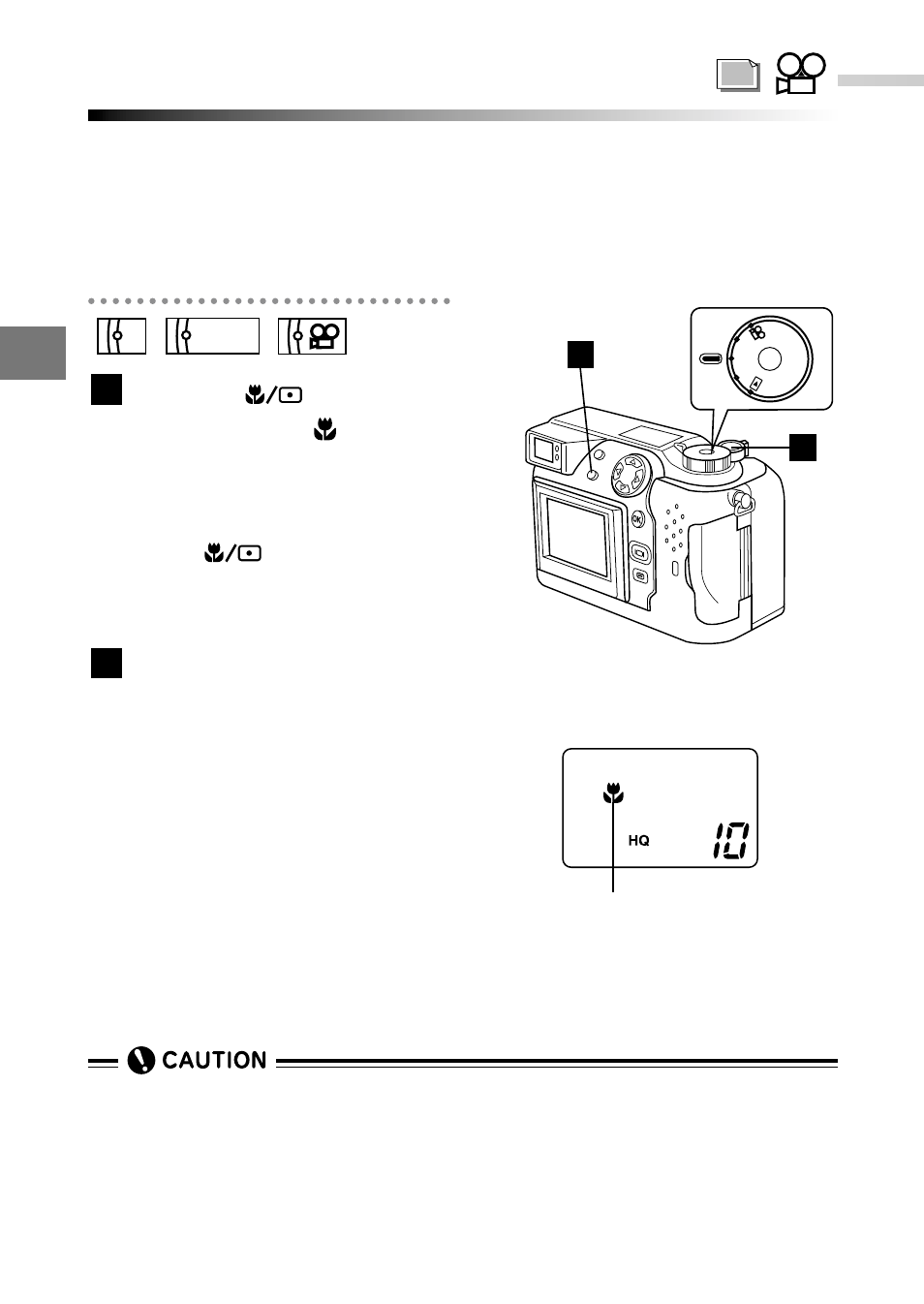 Focusing on close-up subjects (macro mode), Focusing, Take the shot | Olympus C-2040ZOOM User Manual | Page 84 / 224