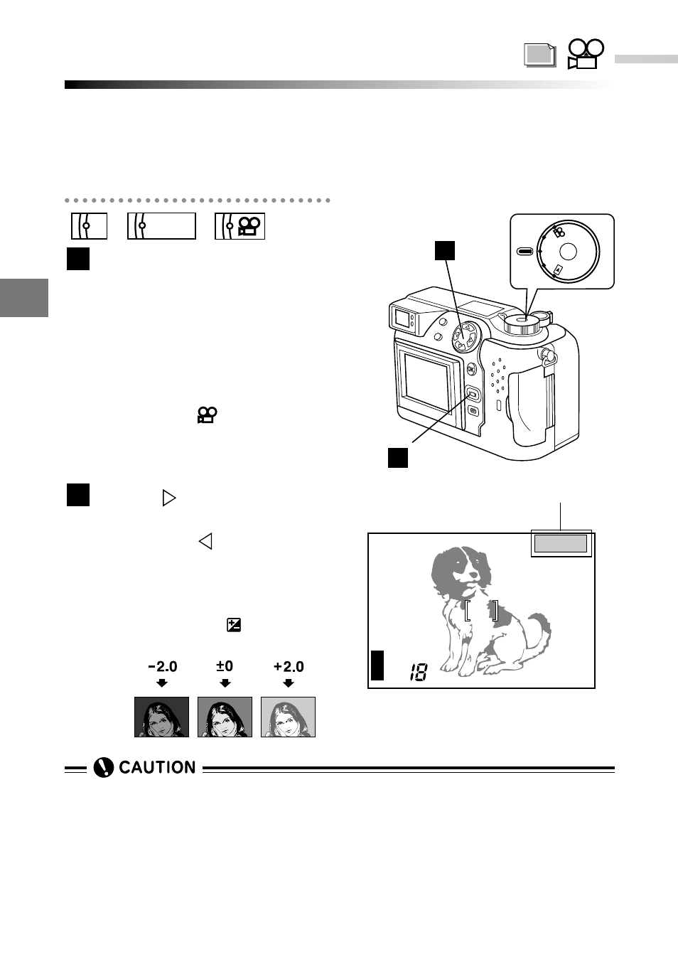 Custom photography, If you select "p", switch the monitor on | Olympus C-2040ZOOM User Manual | Page 92 / 224