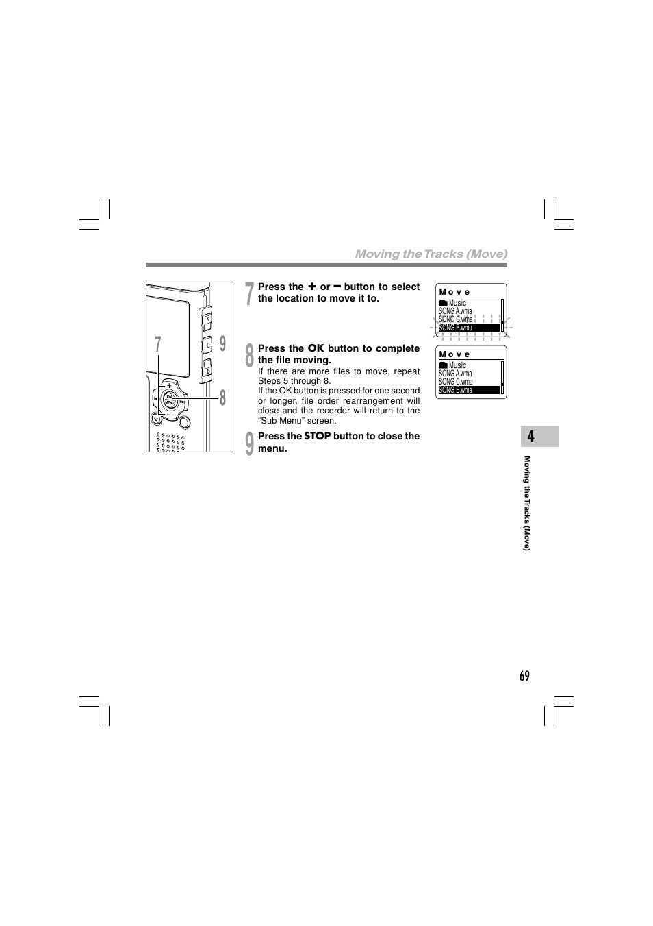 Olympus WS-321M User Manual | Page 69 / 102