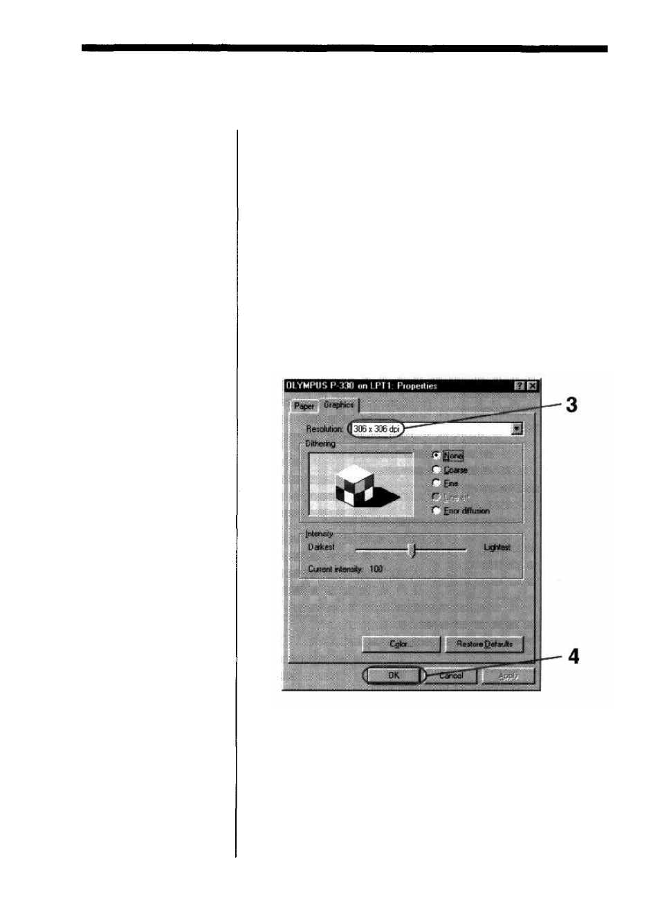 Setting the resolution | Olympus CAMEDIA P-330N User Manual | Page 12 / 79