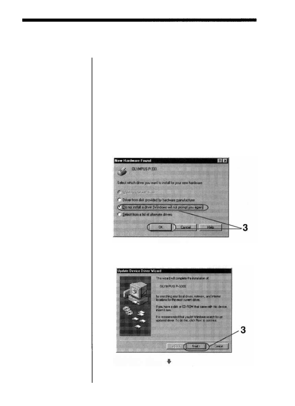 Installing the software | Olympus CAMEDIA P-330N User Manual | Page 5 / 79