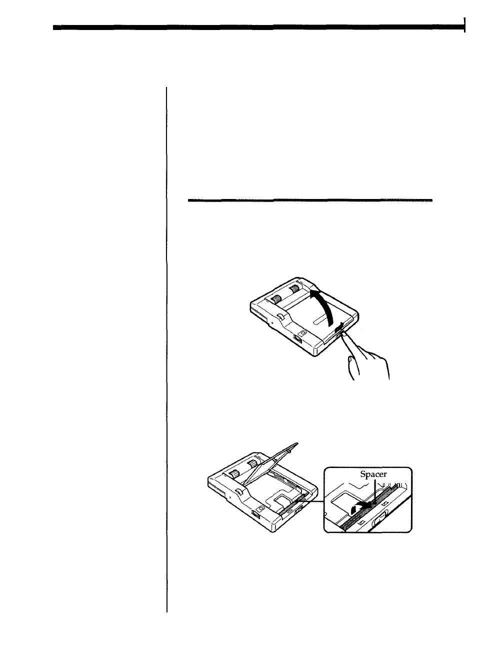 Inserting the print paper, Automatic feeder, Inserting the print paper into the | Olympus CAMEDIA P-330N User Manual | Page 59 / 79