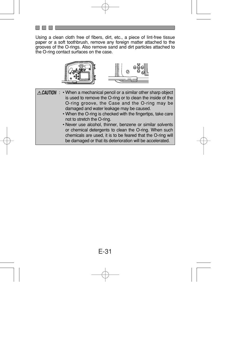 E-31 | Olympus PT-022 User Manual | Page 32 / 43
