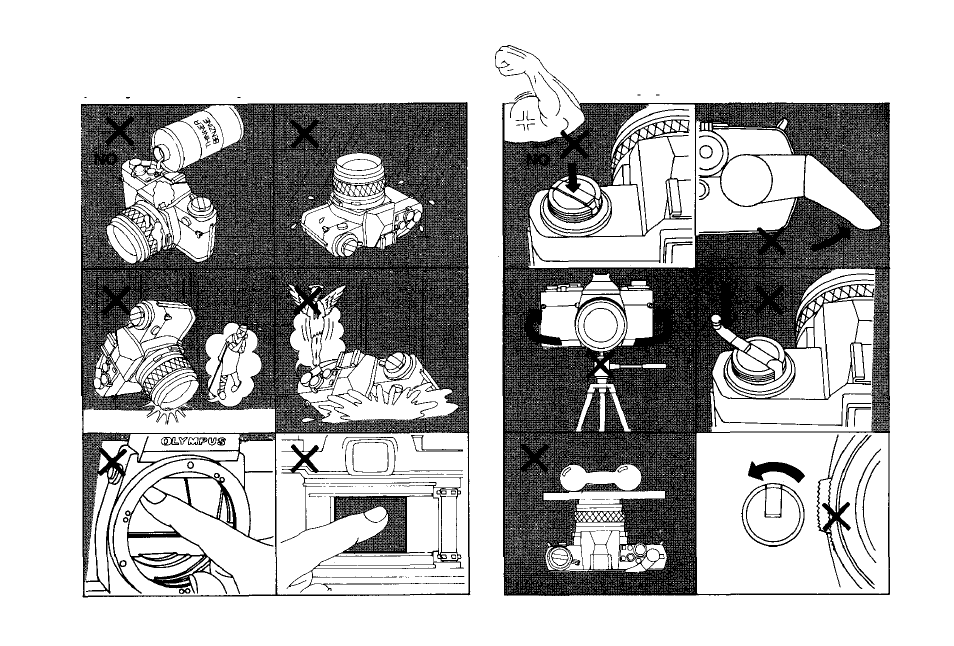 Handling care | Olympus om-4t User Manual | Page 67 / 74
