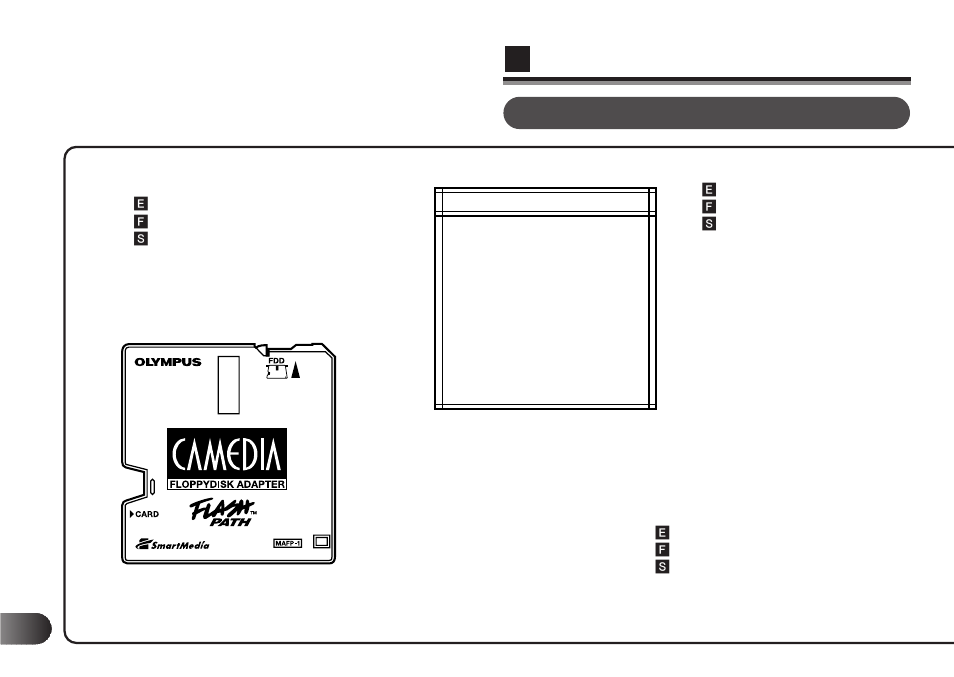 Check the contents | Olympus Floppydisk Adapter MAFP-1E User Manual | Page 20 / 116