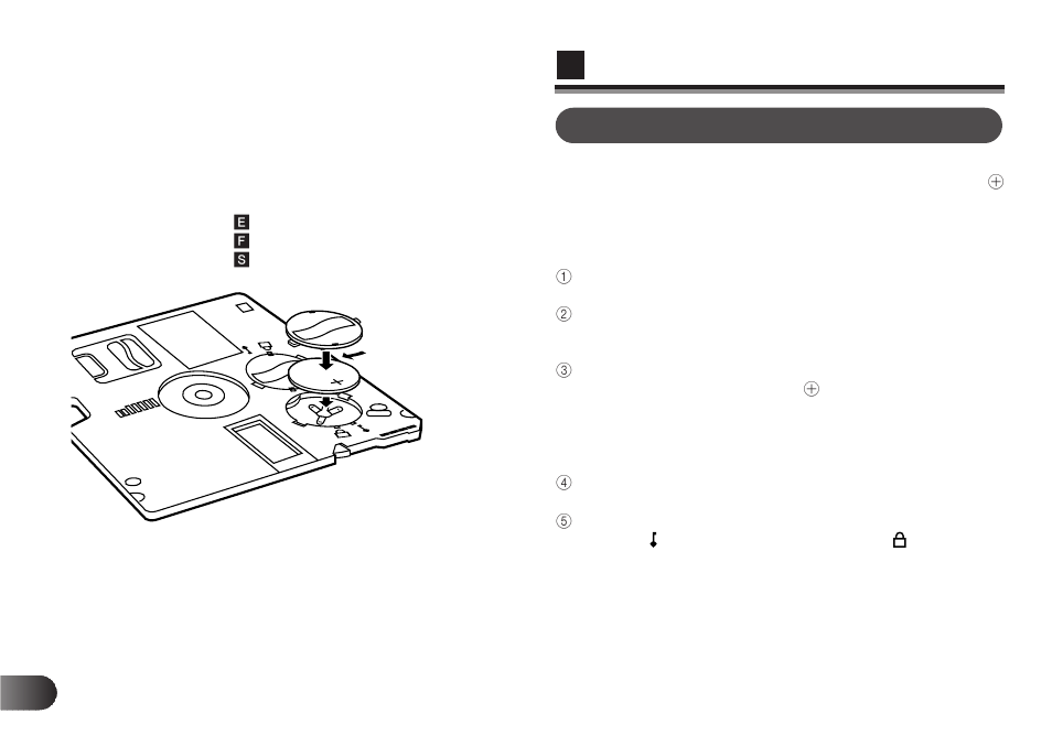 Loading and unloading the batteries | Olympus Floppydisk Adapter MAFP-1E User Manual | Page 46 / 116