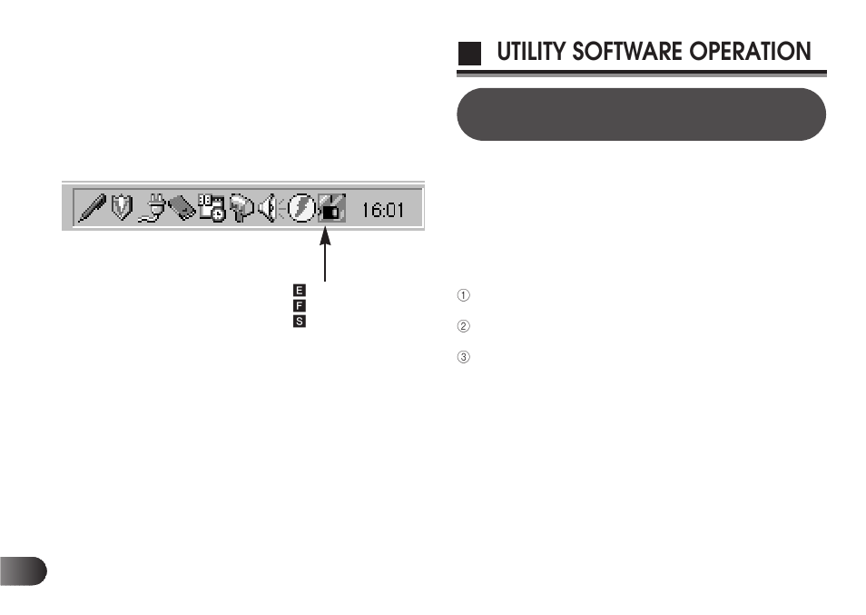 Utility software operation, Starting flshstat.exe | Olympus Floppydisk Adapter MAFP-1E User Manual | Page 66 / 116