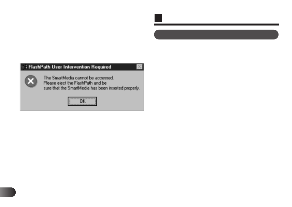 Error display | Olympus Floppydisk Adapter MAFP-1E User Manual | Page 72 / 116