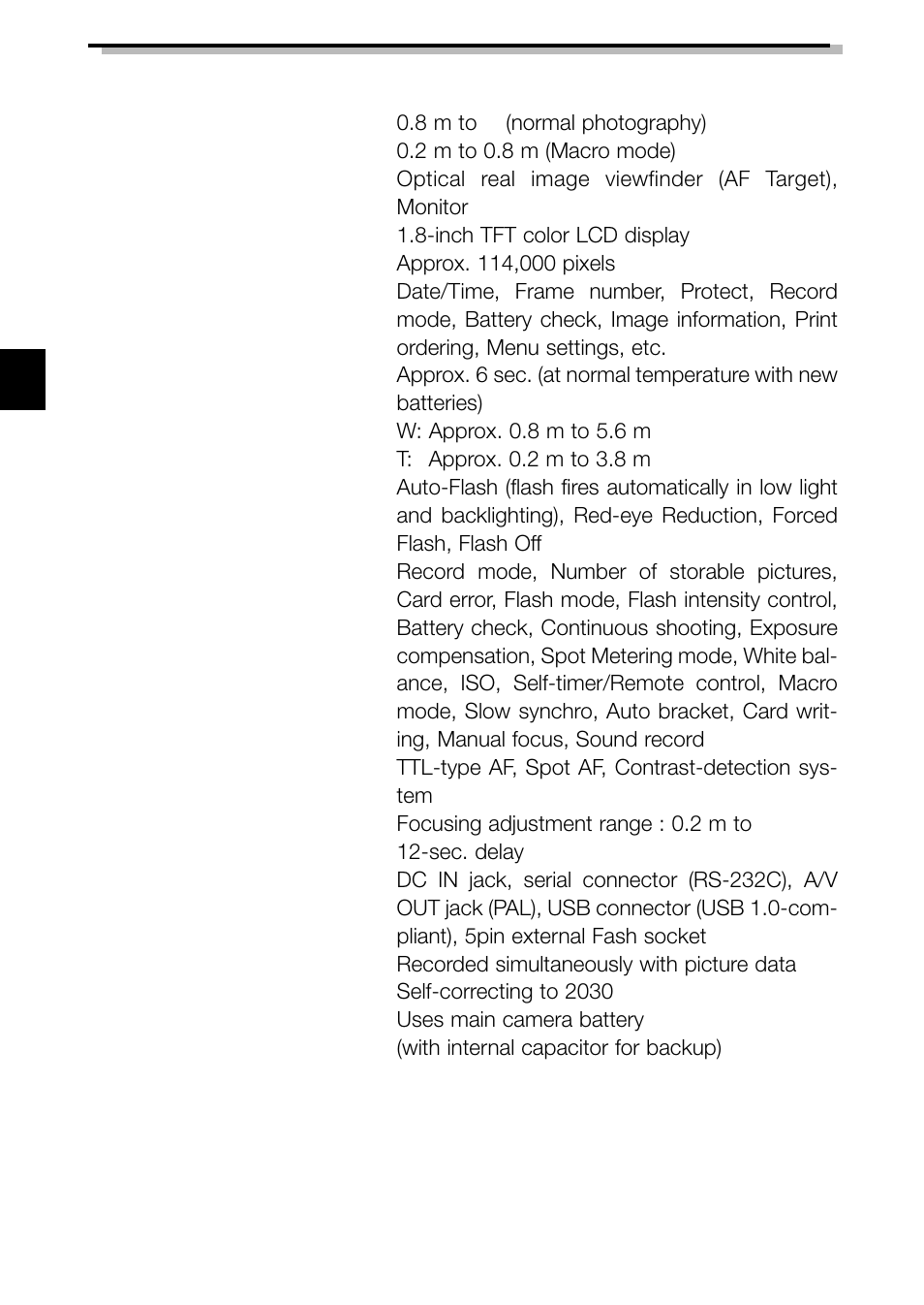 Olympus C-3040ZOOM User Manual | Page 38 / 148