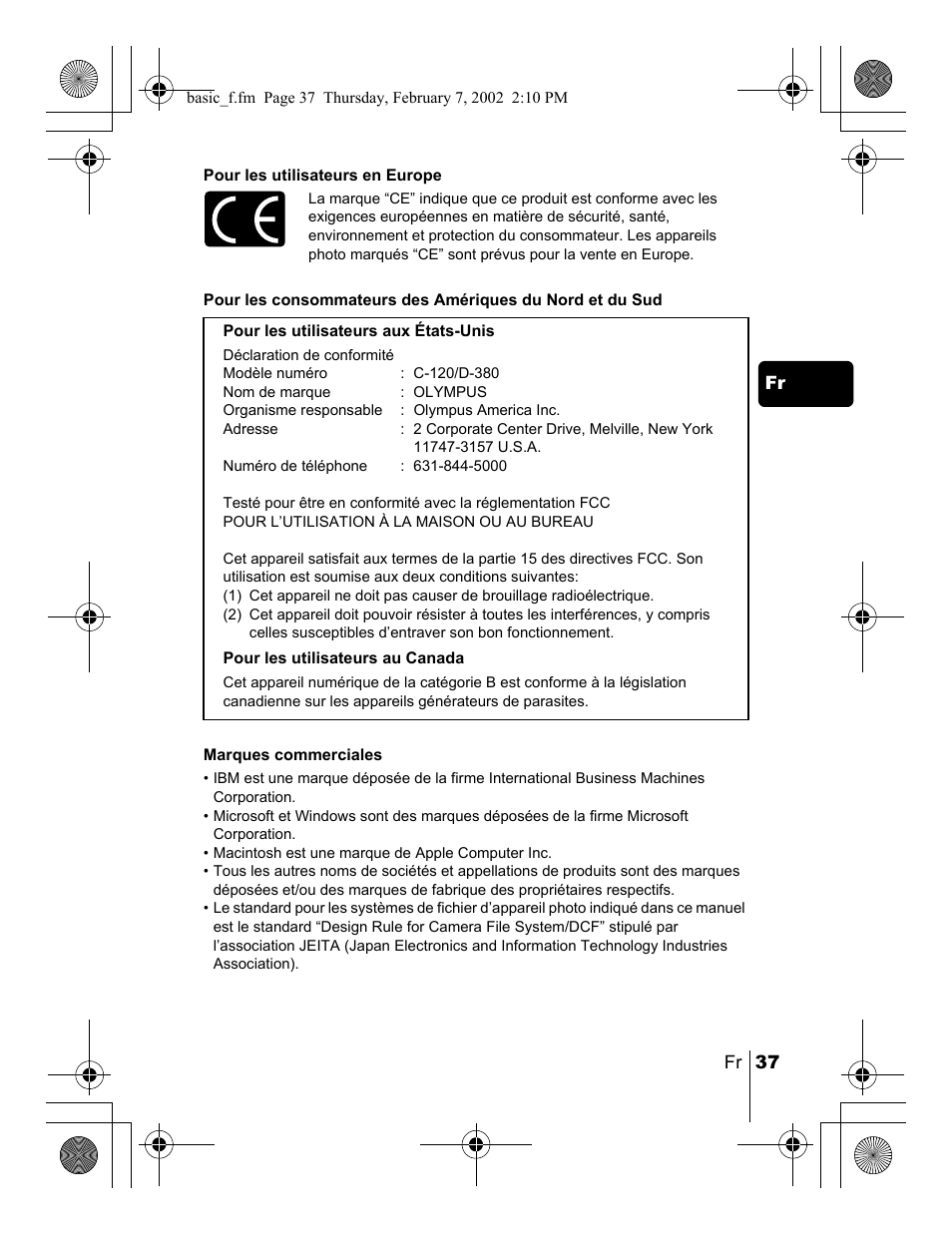 Olympus C-120 User Manual | Page 37 / 172