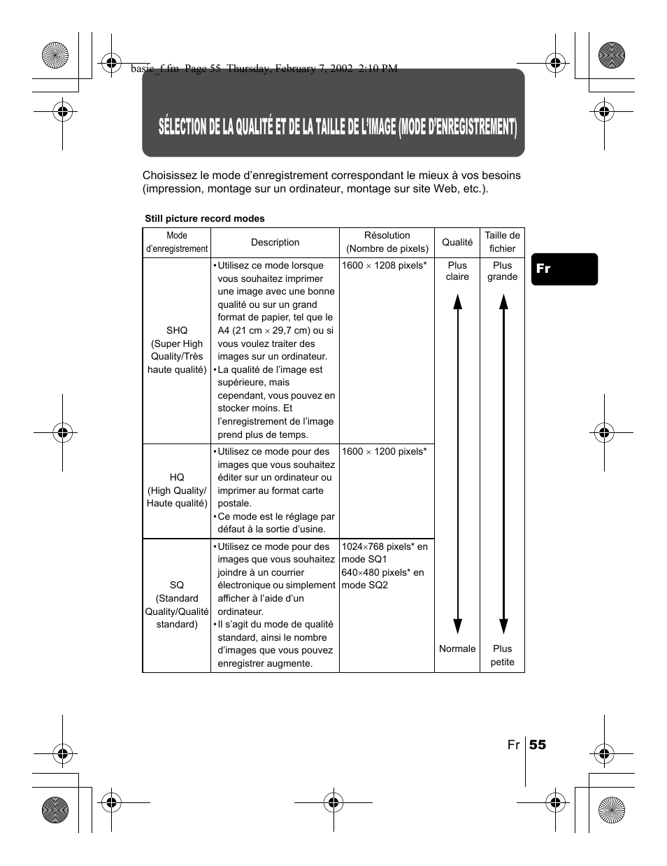 Olympus C-120 User Manual | Page 55 / 172