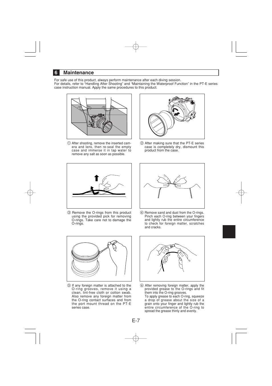 6maintenance | Olympus PPO-E01 User Manual | Page 17 / 60