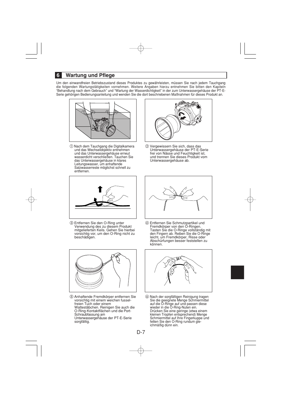 6wartung und pflege | Olympus PPO-E01 User Manual | Page 33 / 60