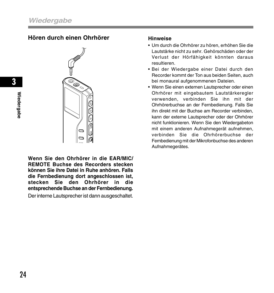 Wiedergabe | Olympus DS-2200 User Manual | Page 144 / 180