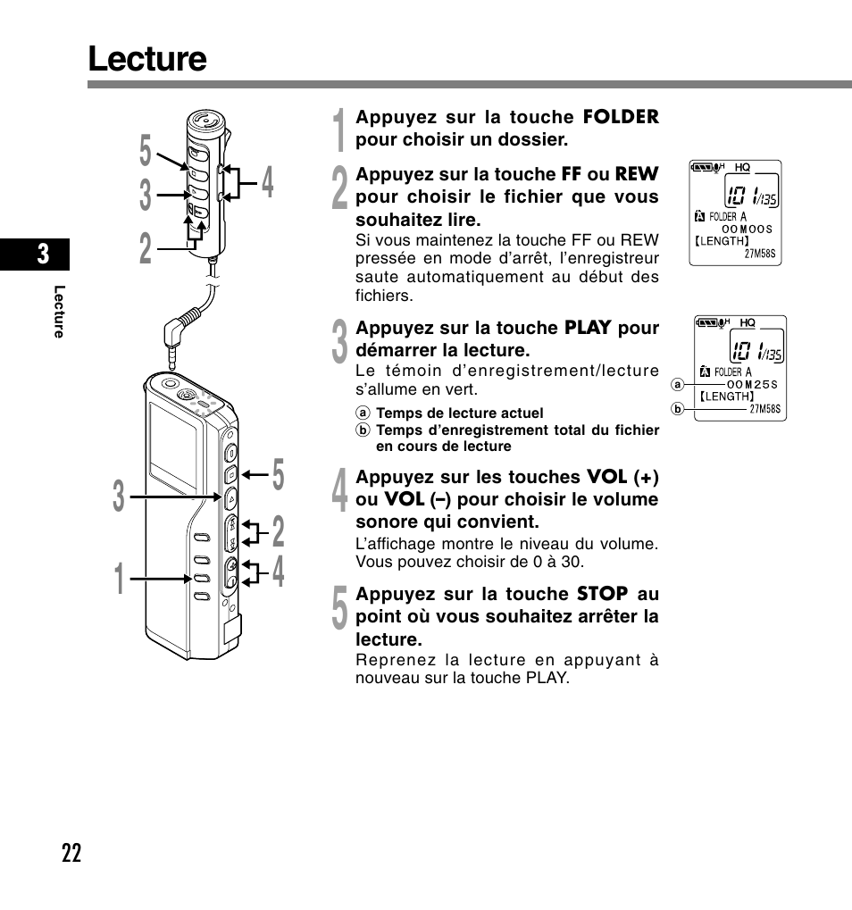 Lecture | Olympus DS-2200 User Manual | Page 82 / 180