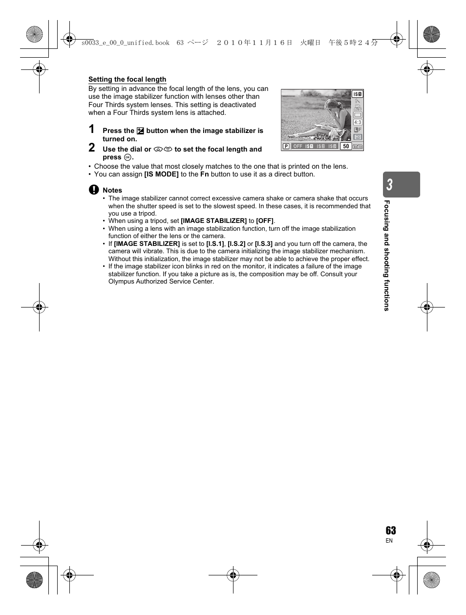 Olympus E-5 User Manual | Page 63 / 172