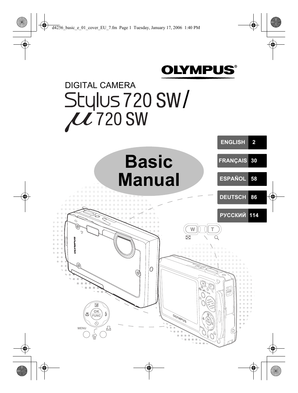 Olympus 720 SW User Manual | 29 pages