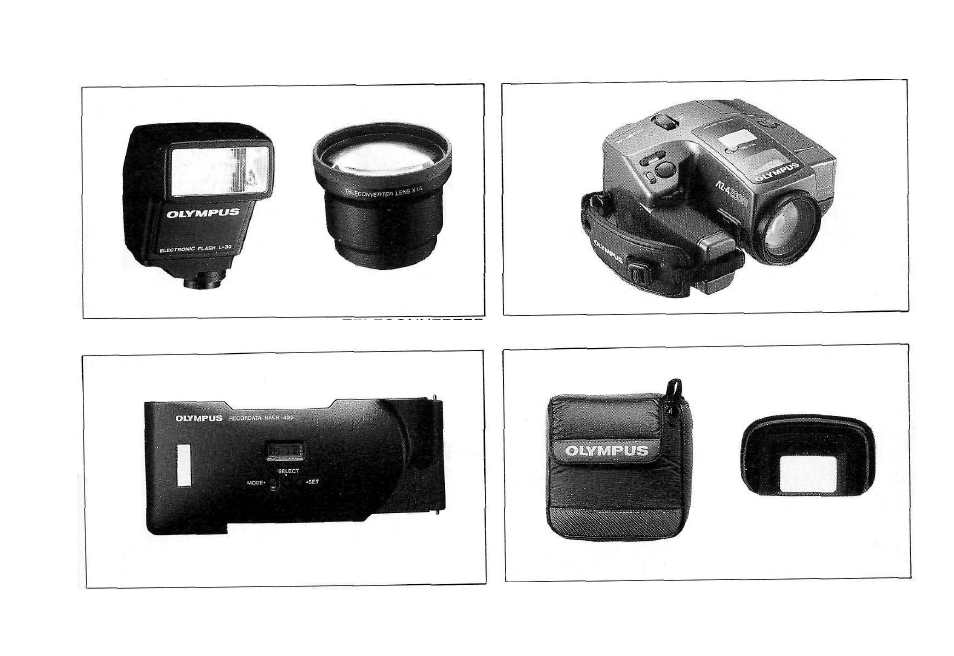 Accessories sold separately | Olympus AZ-4 Zoom User Manual | Page 58 / 58
