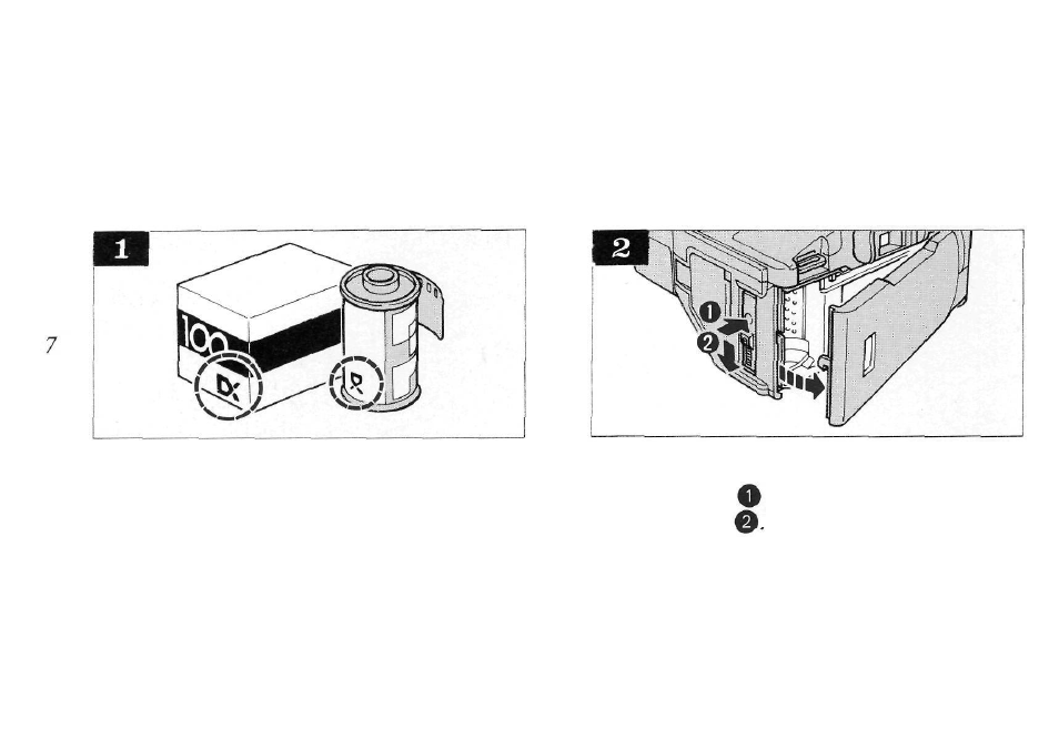 Loading the film | Olympus AZ-4 Zoom User Manual | Page 8 / 58