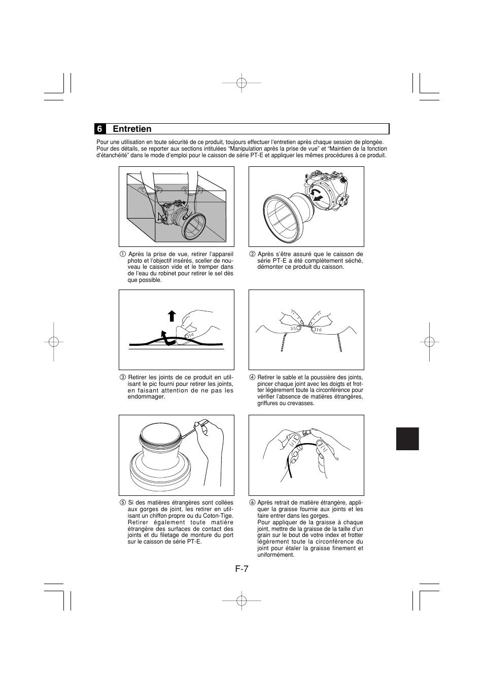 6entretien | Olympus PPO-E02 User Manual | Page 25 / 60