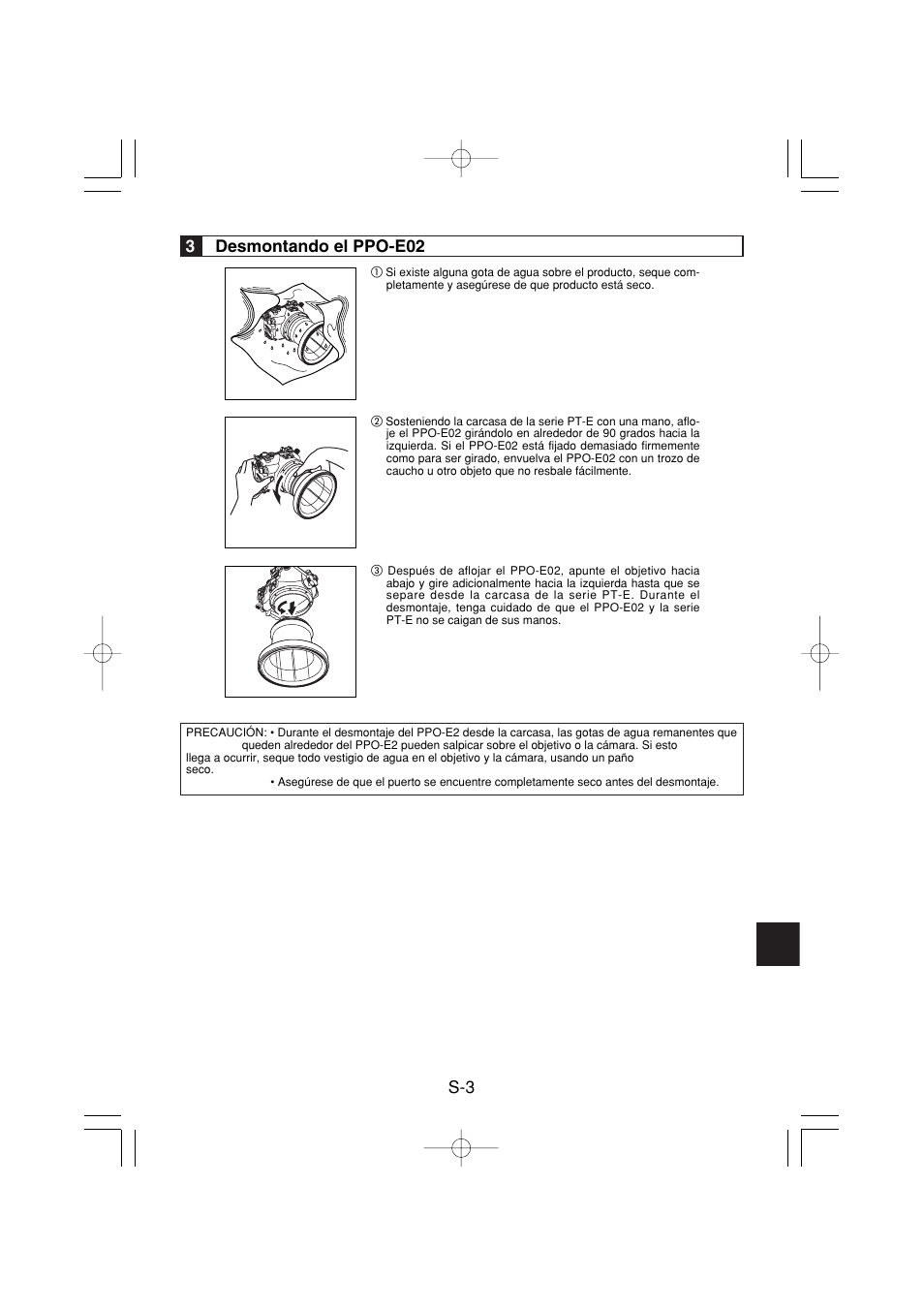 3desmontando el ppo-e02 | Olympus PPO-E02 User Manual | Page 37 / 60