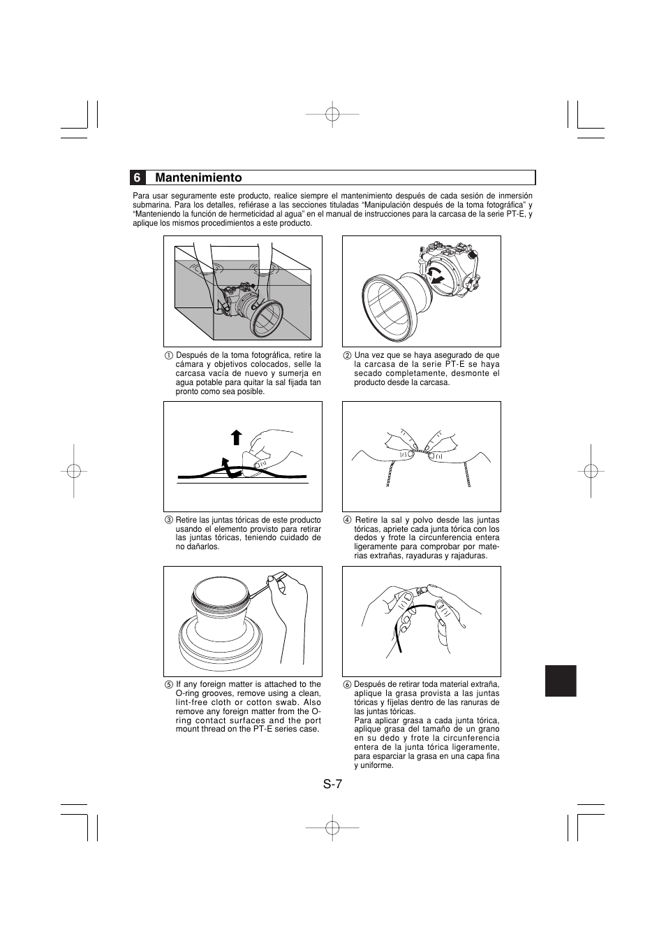 6mantenimiento | Olympus PPO-E02 User Manual | Page 41 / 60