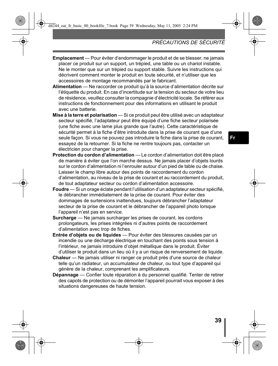 Olympus 800 User Manual | Page 39 / 68