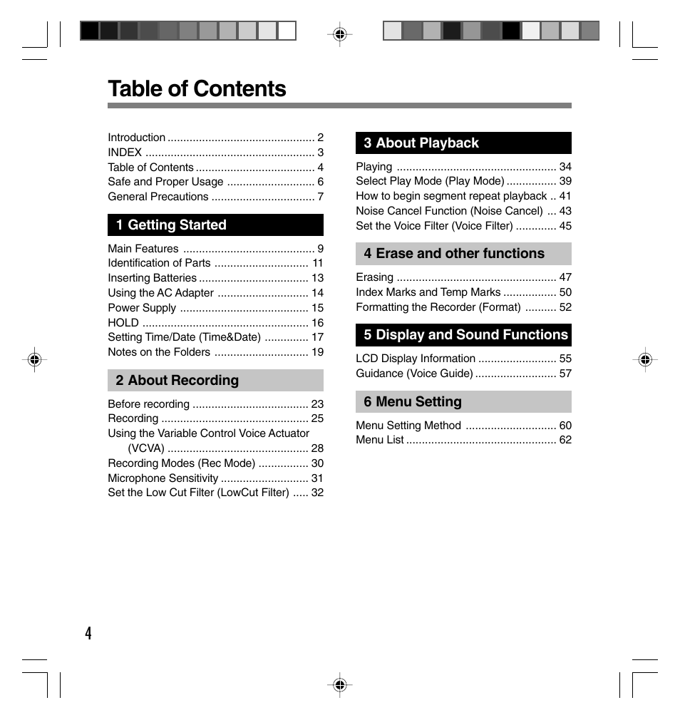 Olympus DS-40 User Manual | Page 4 / 87