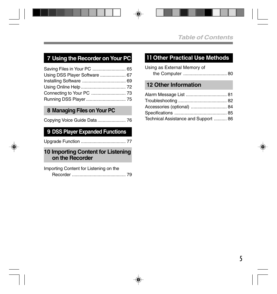 Olympus DS-40 User Manual | Page 5 / 87