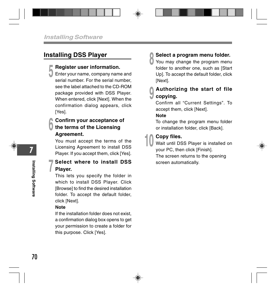 Olympus DS-40 User Manual | Page 70 / 87