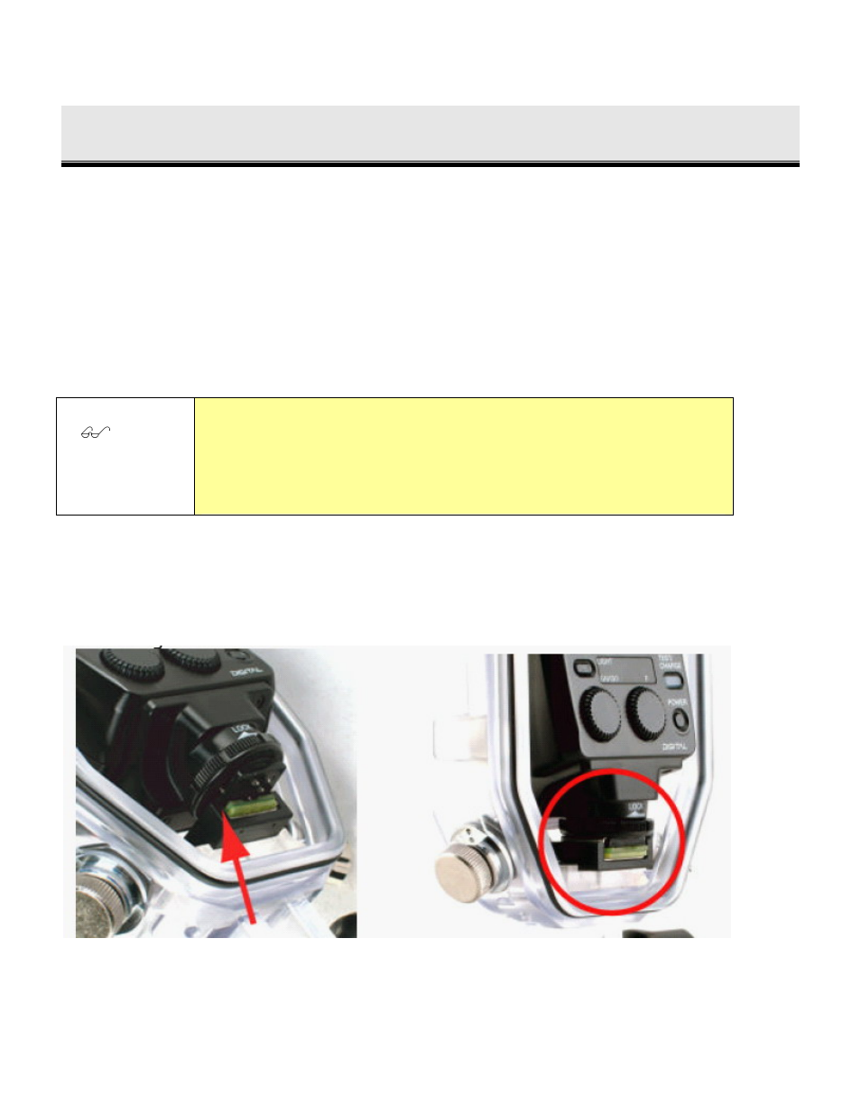 Mounting the speedlight in the housing, Inserting, Nserting | Olympus FL50 User Manual | Page 11 / 17