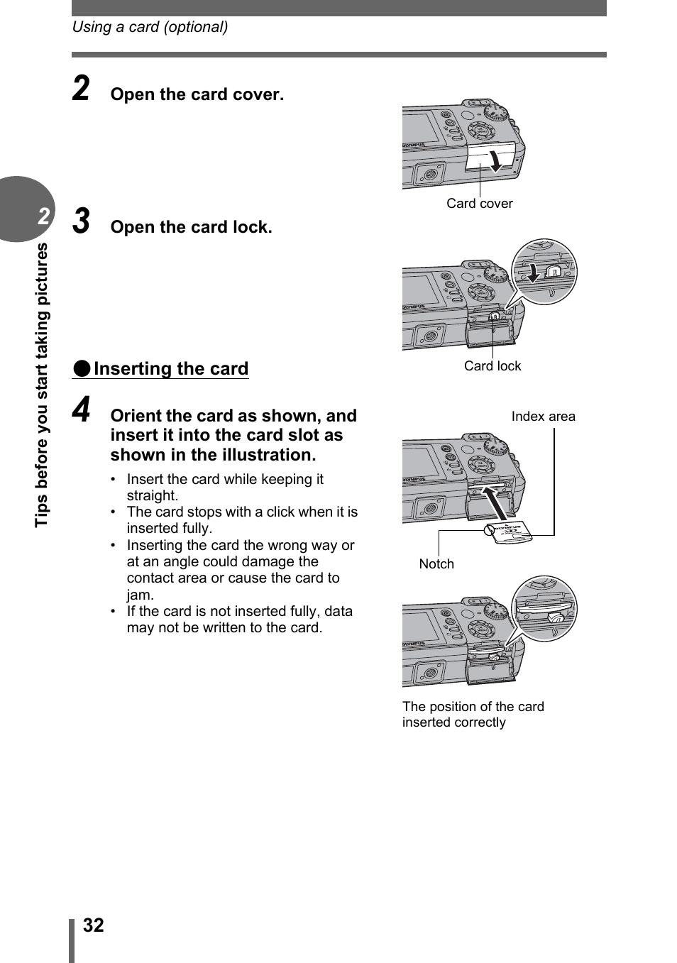 Olympus C-500 Zoom  EN User Manual | Page 32 / 156