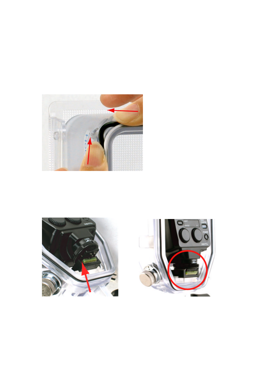 Olympus CAMERA HOUSING FL-50 User Manual | Page 6 / 11