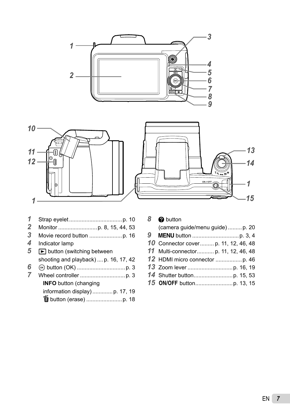 Olympus SP-800UZ User Manual | Page 7 / 73