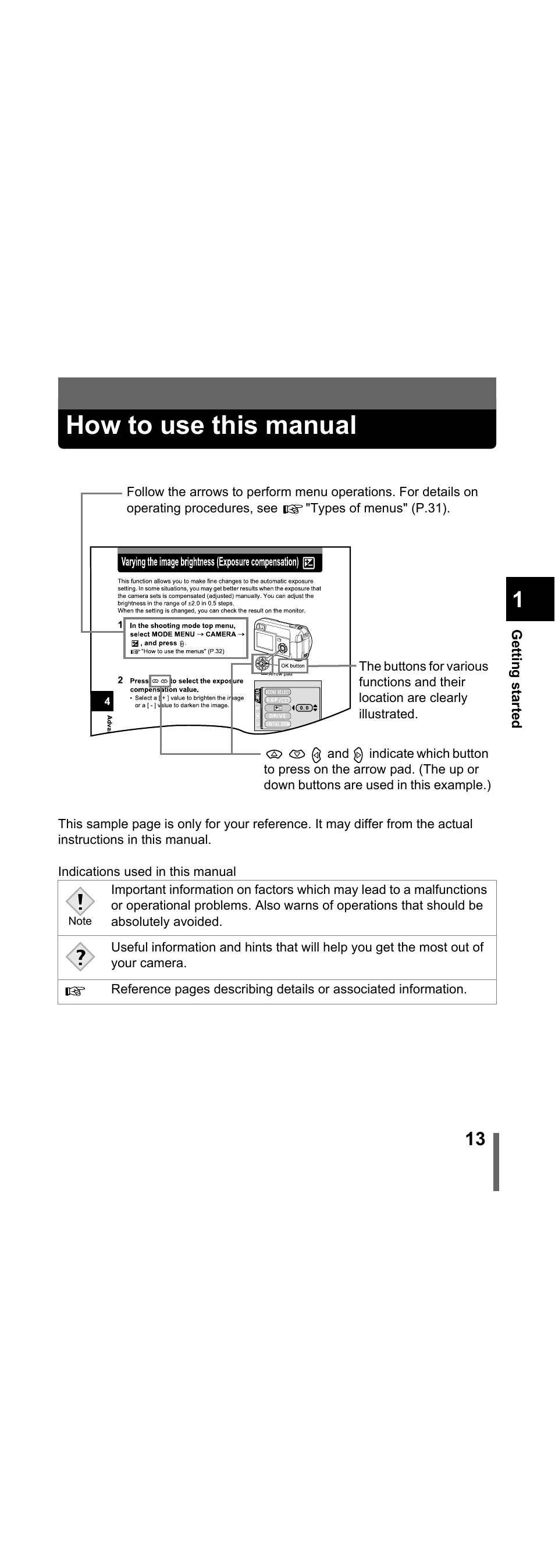 How to use this manual | Olympus X-300 EN User Manual | Page 14 / 171