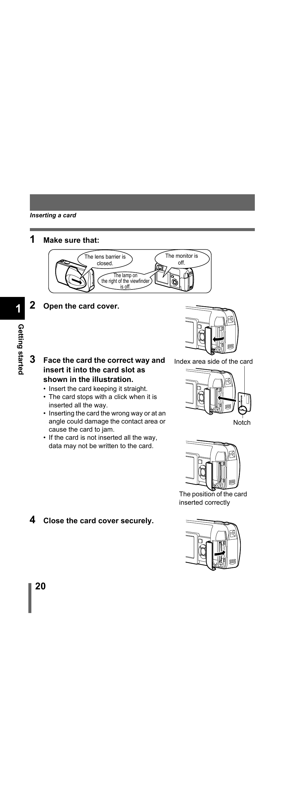 P.20 | Olympus X-300 EN User Manual | Page 21 / 171
