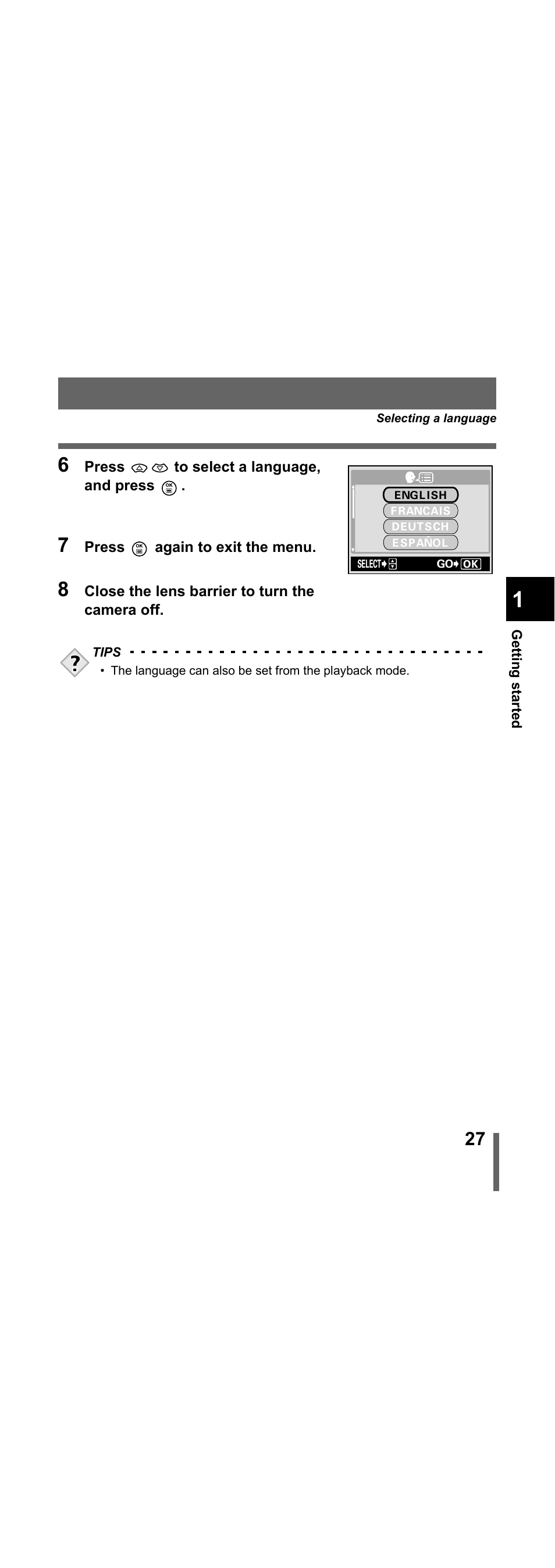 Olympus X-300 EN User Manual | Page 28 / 171