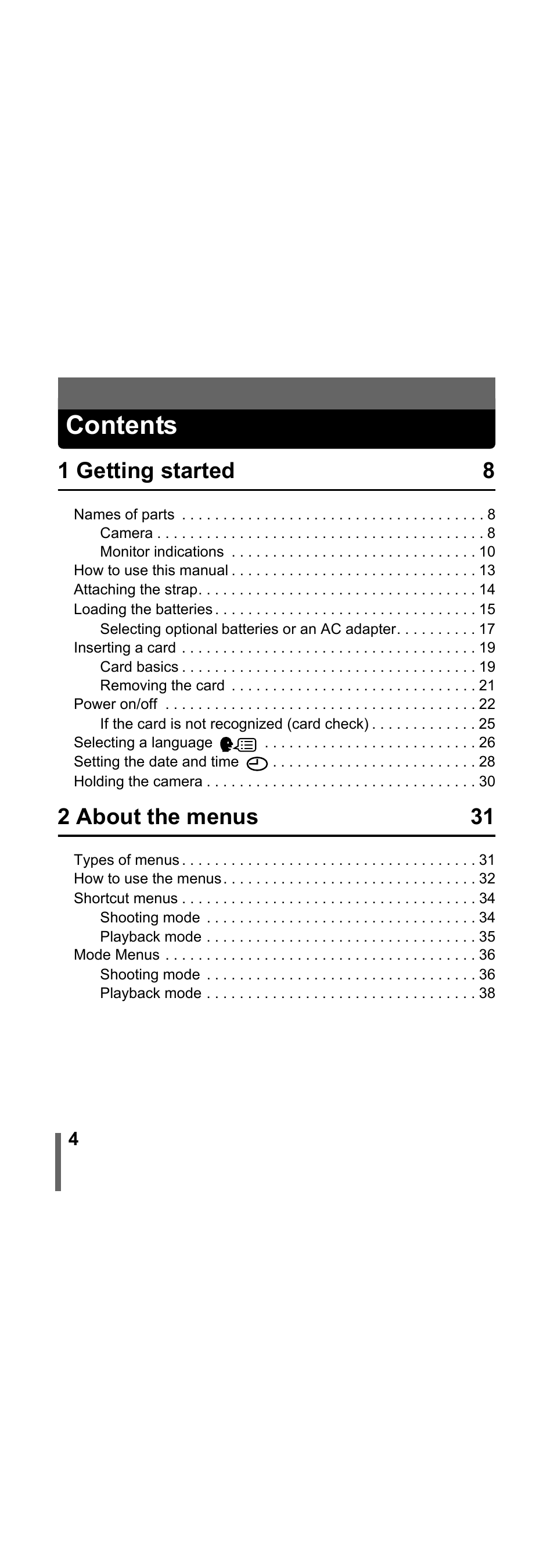 Olympus X-300 EN User Manual | Page 5 / 171