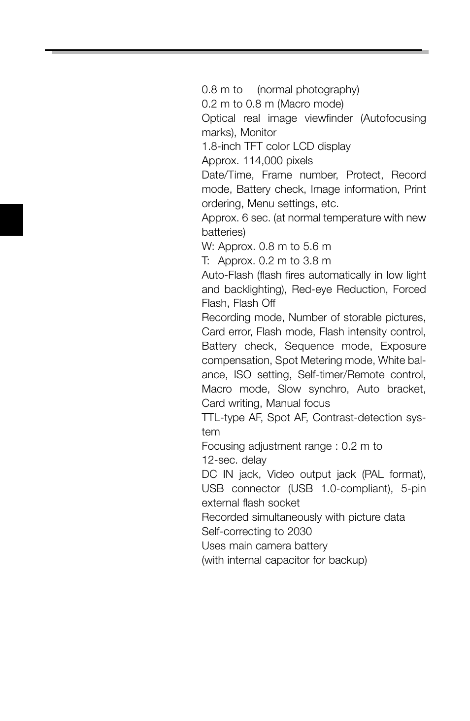 Olympus C-2040ZOOM User Manual | Page 38 / 148