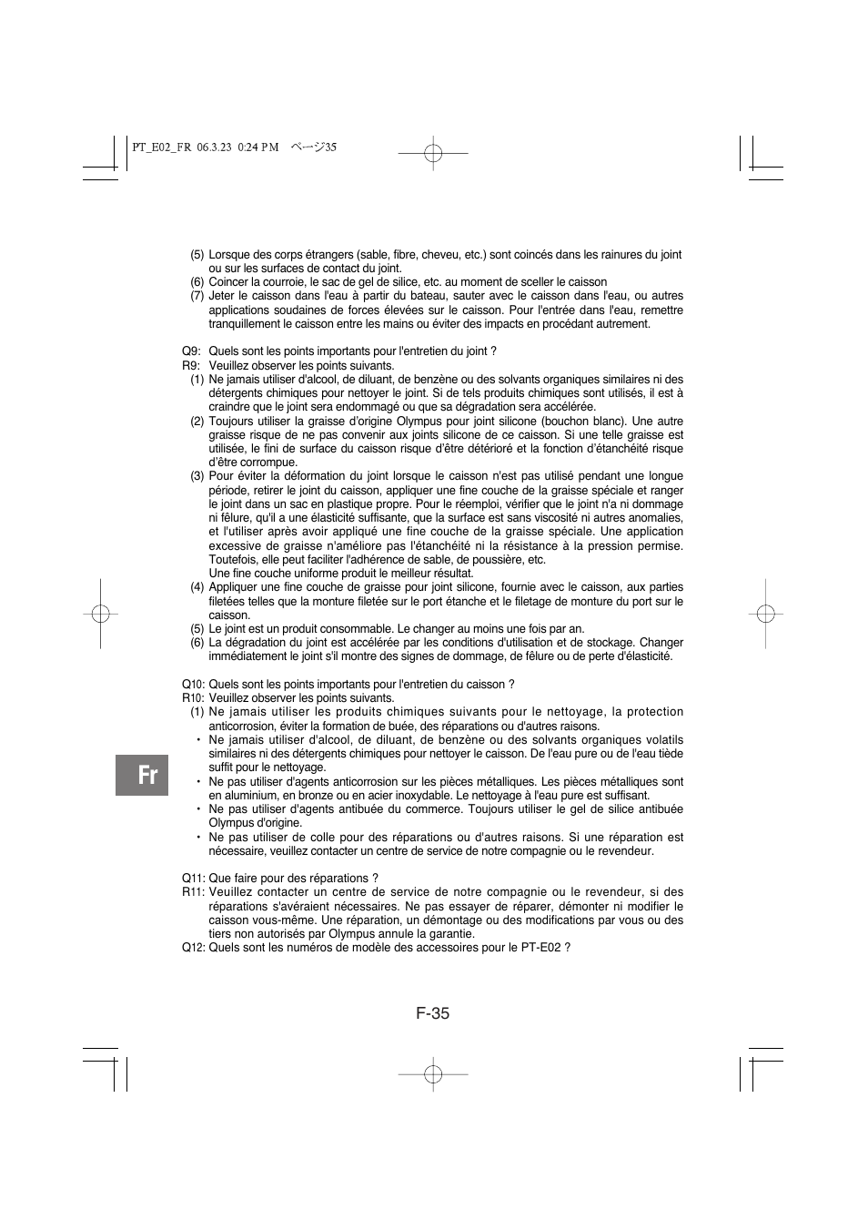 F-35 | Olympus PT-E02 User Manual | Page 116 / 284