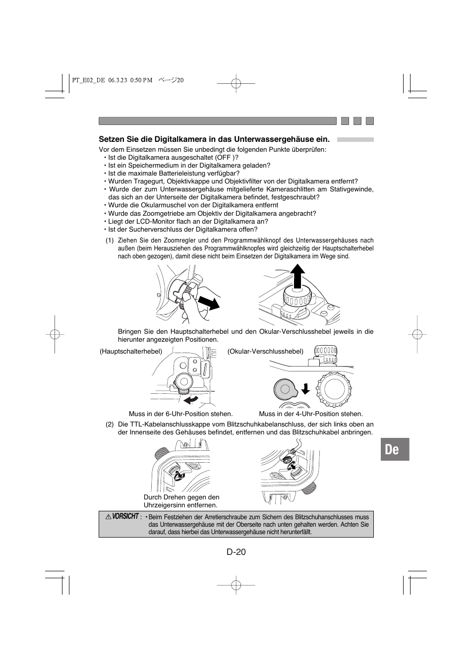 D-20 | Olympus PT-E02 User Manual | Page 141 / 284