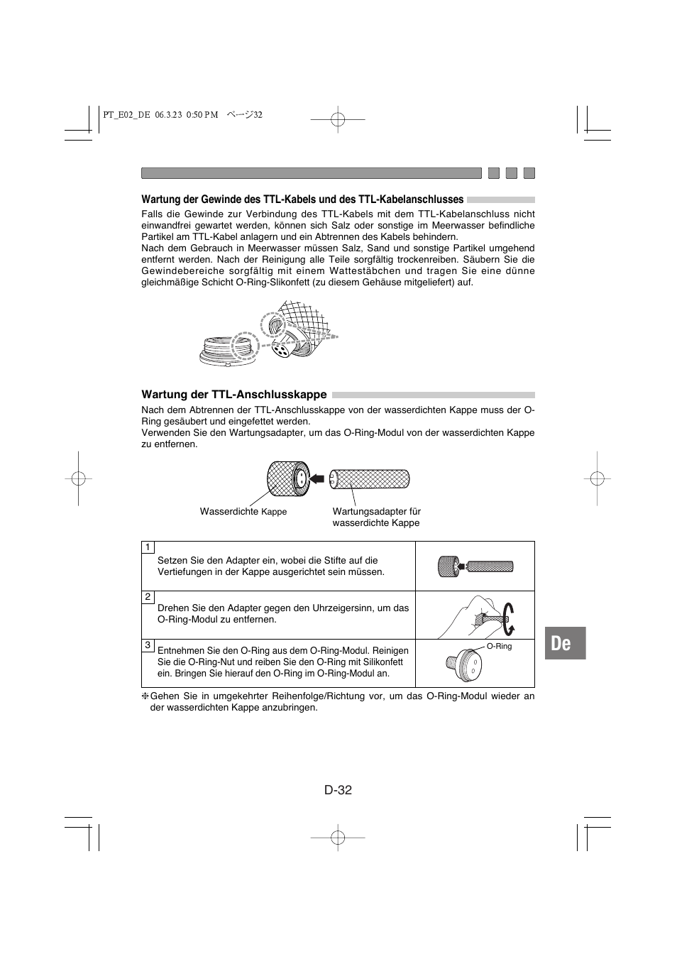 D-32 | Olympus PT-E02 User Manual | Page 153 / 284