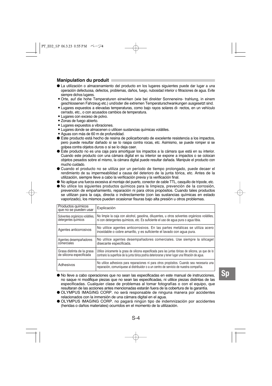 Olympus PT-E02 User Manual | Page 165 / 284