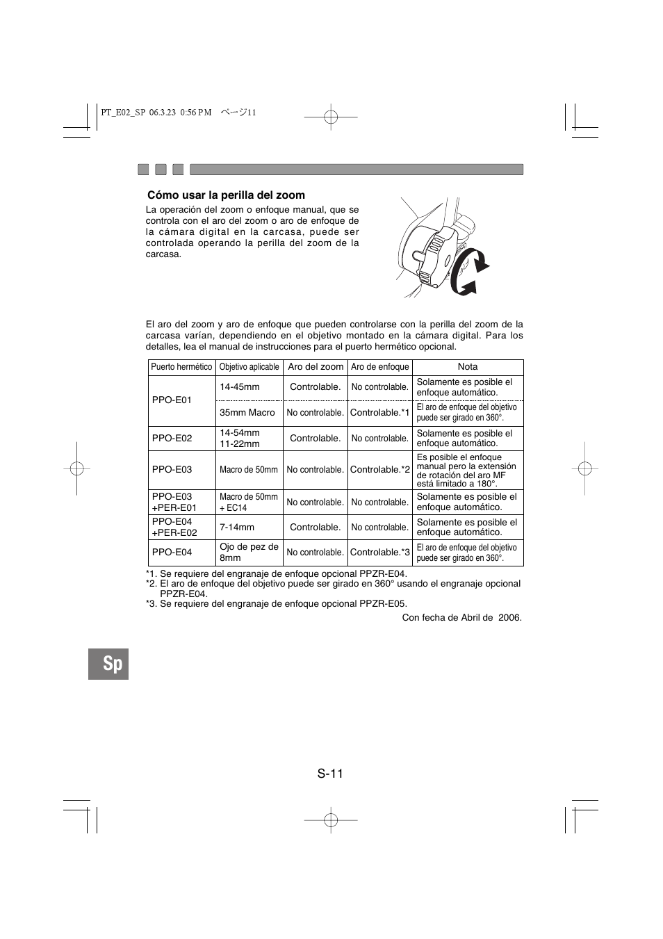 S-11 | Olympus PT-E02 User Manual | Page 172 / 284