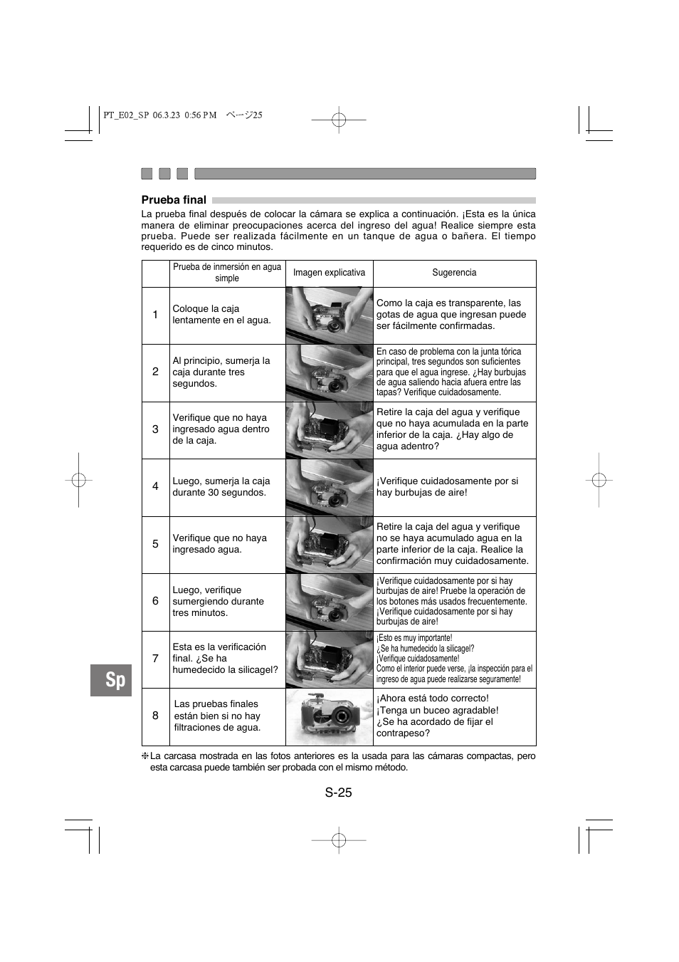 S-25 | Olympus PT-E02 User Manual | Page 186 / 284