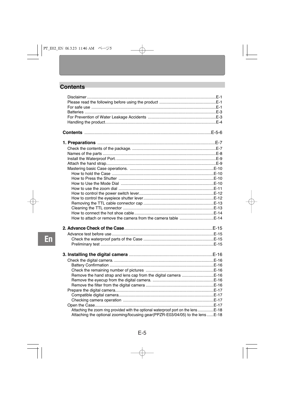 Olympus PT-E02 User Manual | Page 46 / 284