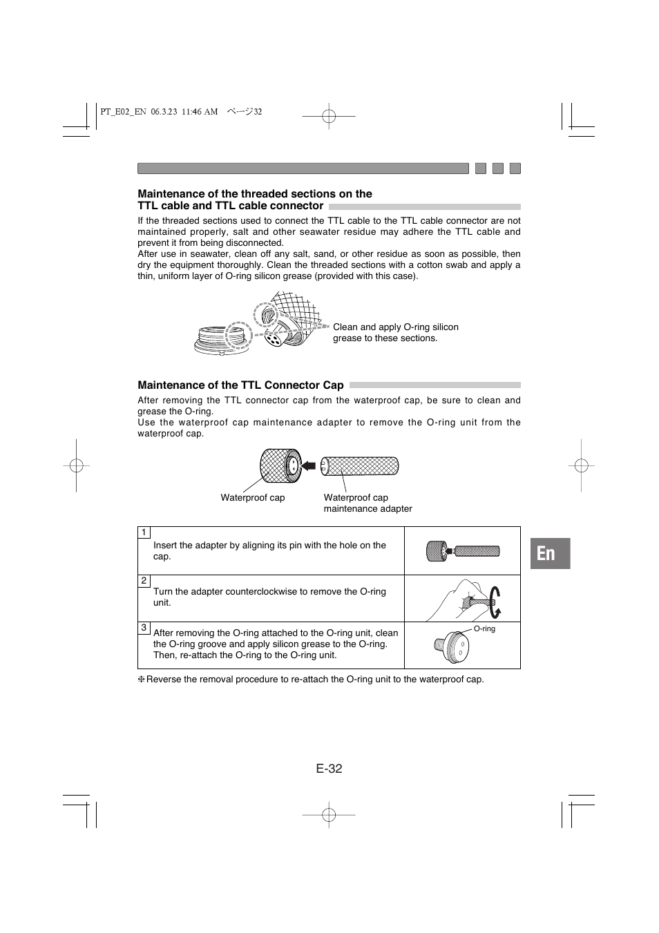 E-32 | Olympus PT-E02 User Manual | Page 73 / 284