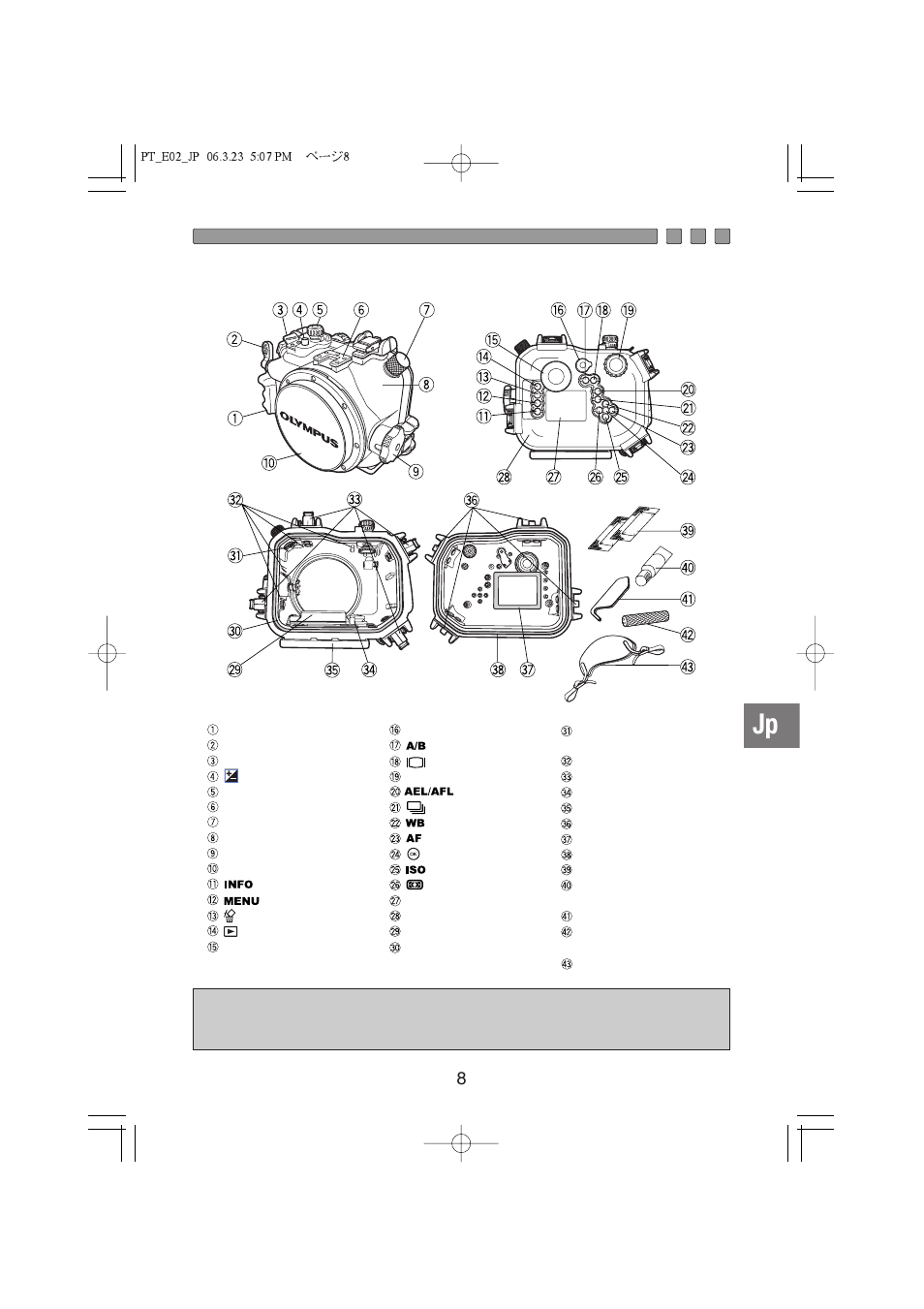 Olympus PT-E02 User Manual | Page 9 / 284