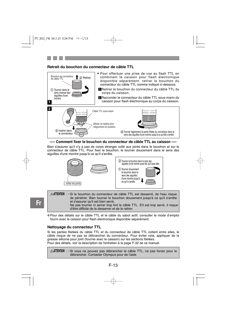 F-13 | Olympus PT-E02 User Manual | Page 94 / 284