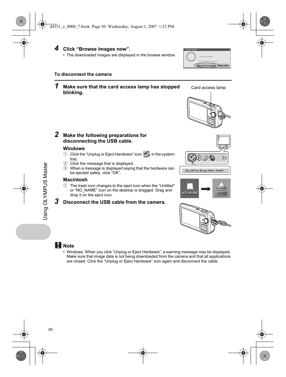Olympus 1200 User Manual | Page 50 / 84